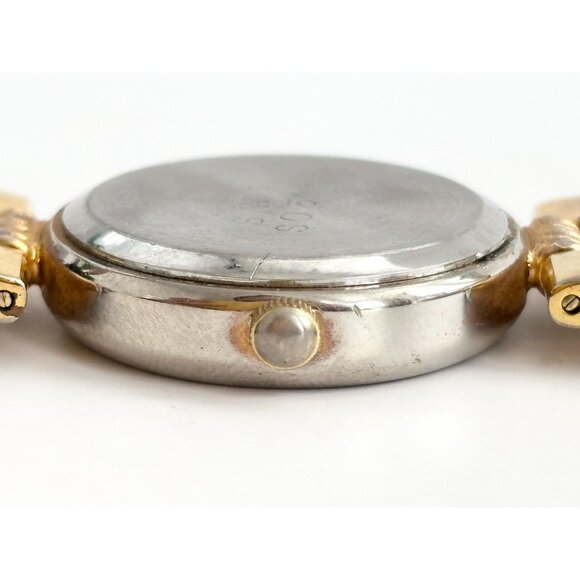 Vienna Blue & Gold T Mother of Pearl Dial Vintage Wristwatch - 24mm - WORKS! - Picture 10 of 10